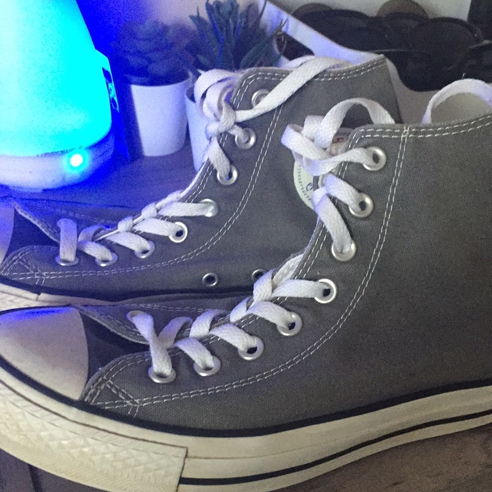 Grey High Top Converses